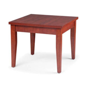 cherry colored side table